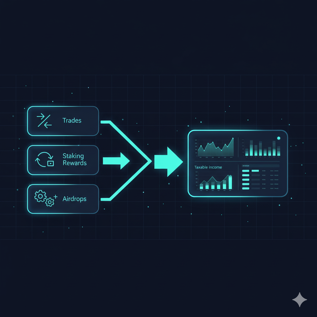 Crypto tax flow explainer