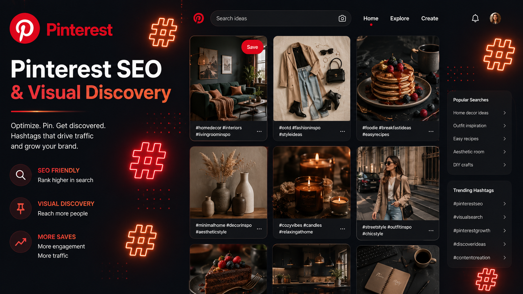 Pinterest SEO hashtags guide